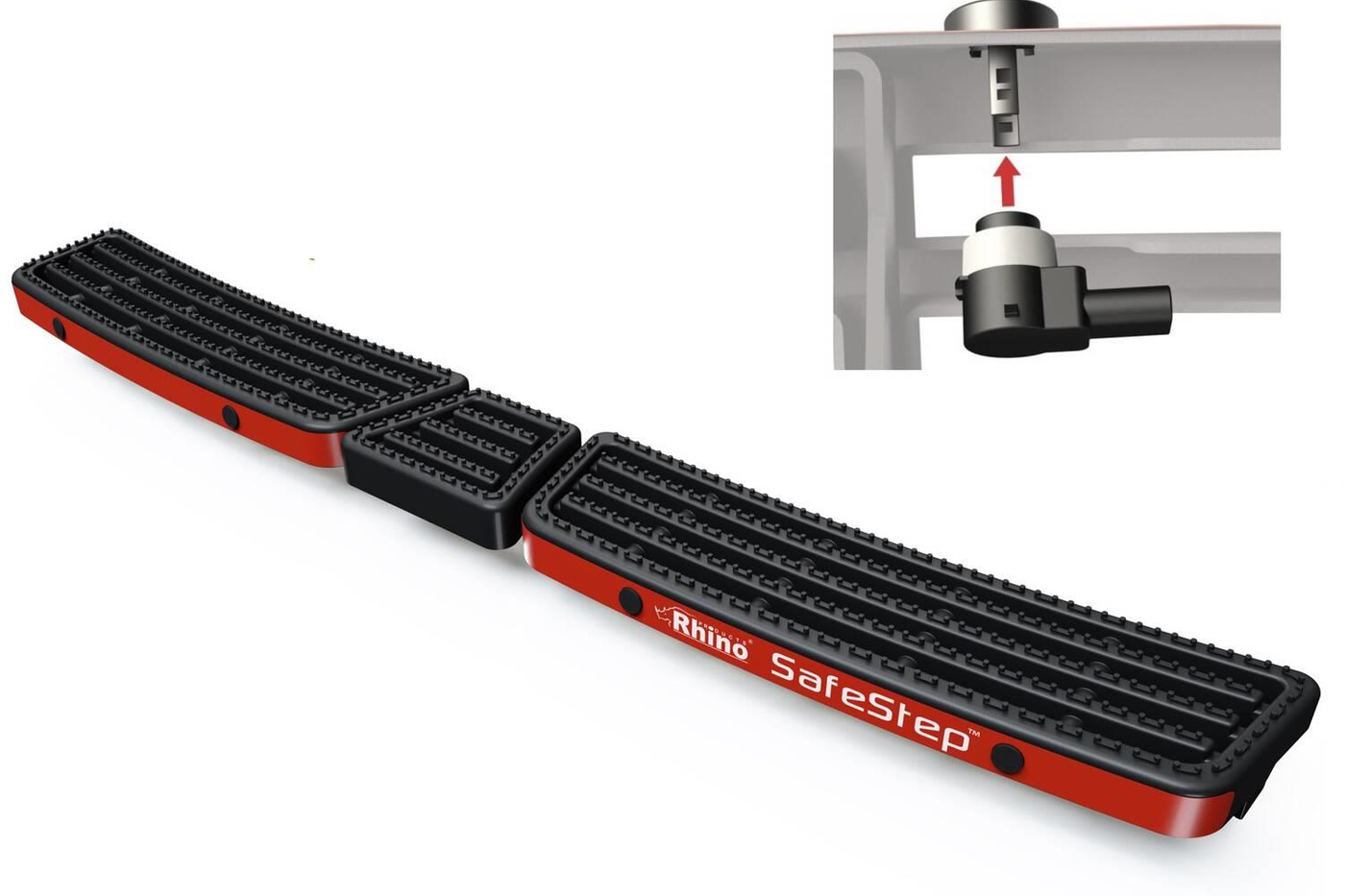 Tylny stopień dla aut dostawczych Rhino AccessStep SS316BR