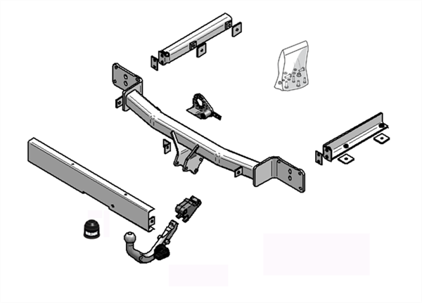 Hak holowniczy Brink 432700