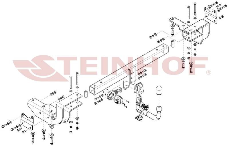 Hak holowniczy Steinhof Lexus RX 450H 2019-