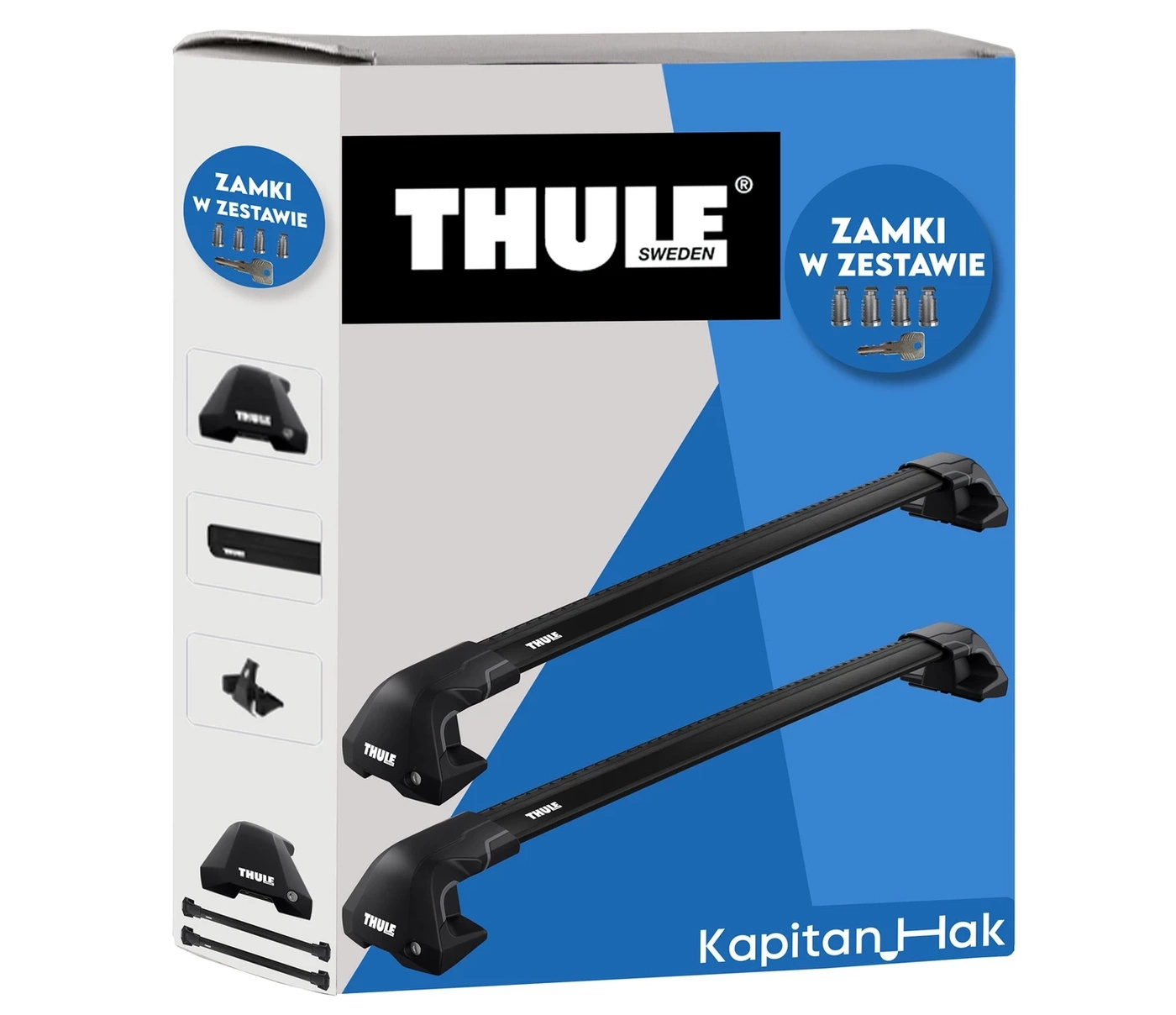 Bagażnik dachowy | Belki | Thule Jeep Grand Cherokee 2011-2021 + KapitanHak