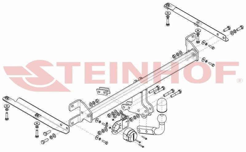 Hak holowniczy Steinhof Honda Accord VIII Tourer 2008-2015
