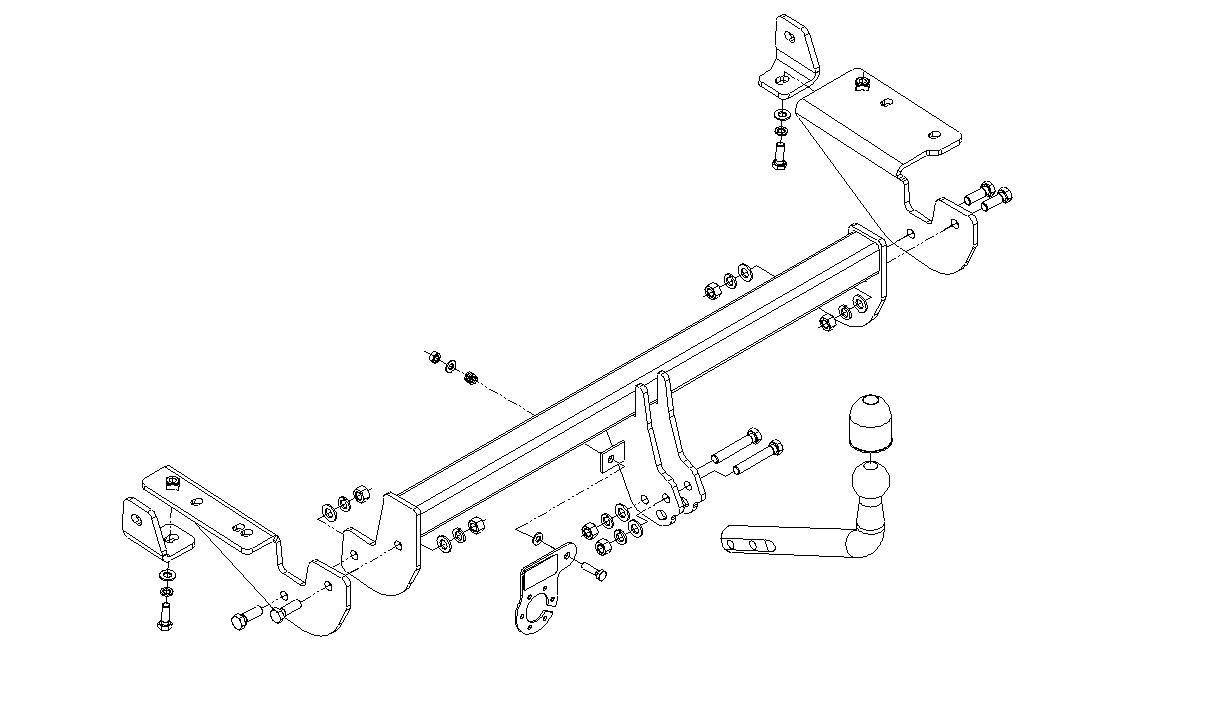 Hak holowniczy Autohak F25