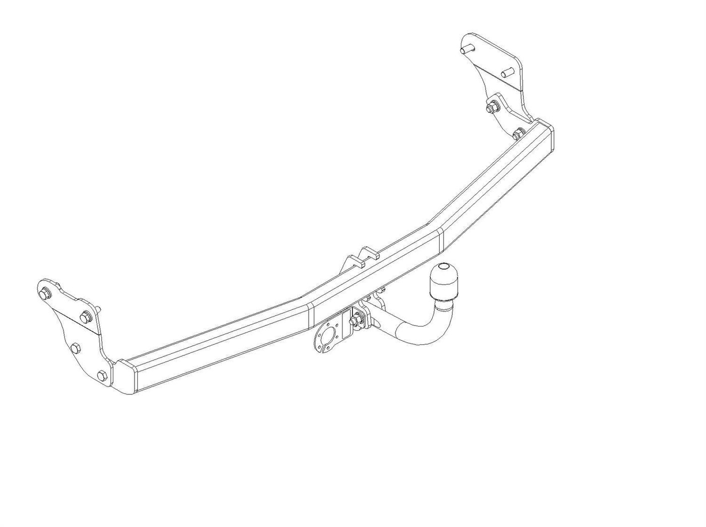 Hak holowniczy Autohak Hyundai ix20 11.2010-