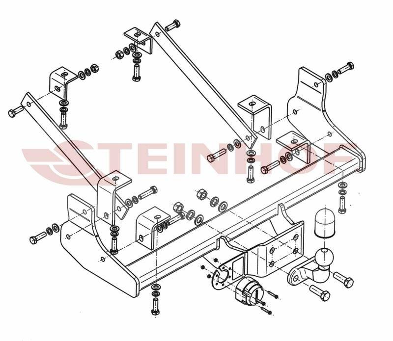 Hak holowniczy Steinhof Opel Movano 2010-