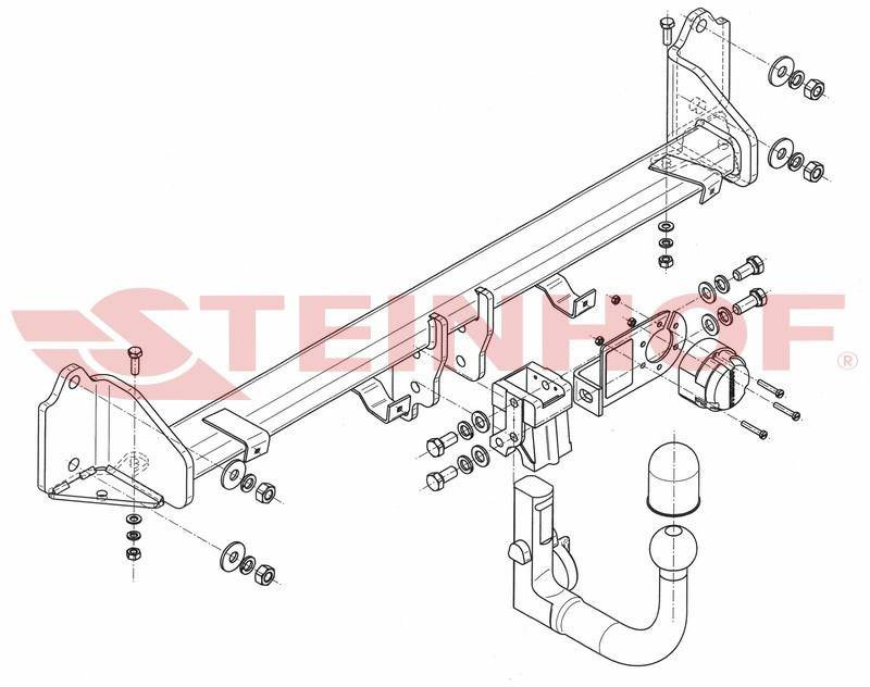 Hak holowniczy Steinhof BMW Seria 5 GT F07 2009-2013