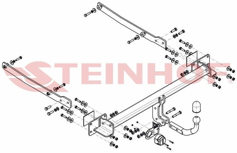 Hak holowniczy Steinhof Mercedes E Klasa Coupe C207 2009-2017