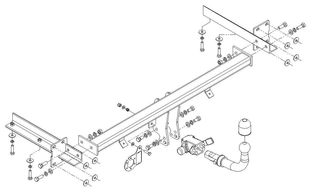 Hak holowniczy Autohak Opel Astra H Kombi 2004-2010