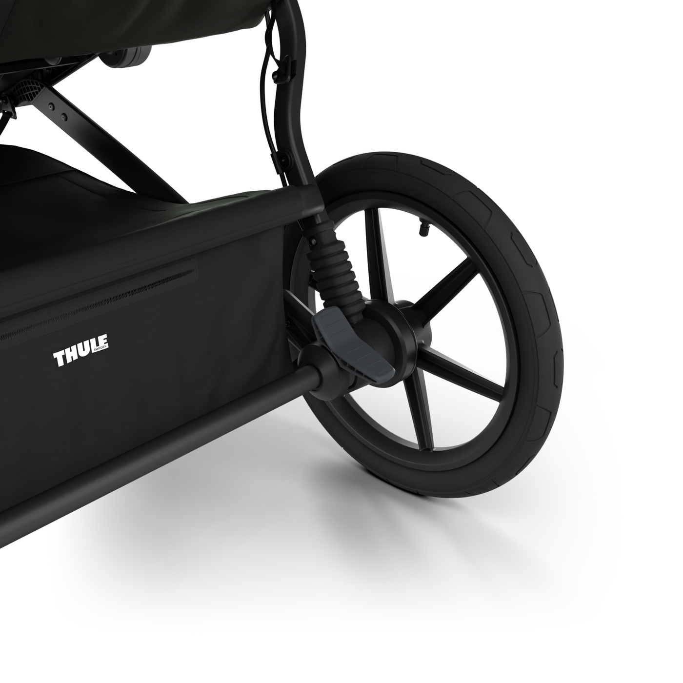 Thule Urban Glide 3 double black Wózek z klamrą magnetyczną 10101998