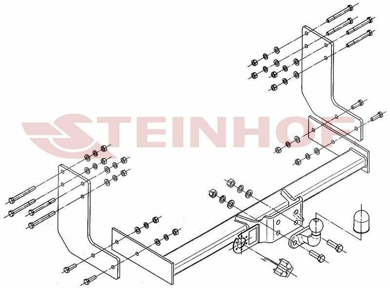 Hak holowniczy Steinhof VW Crafter I 2006-2016