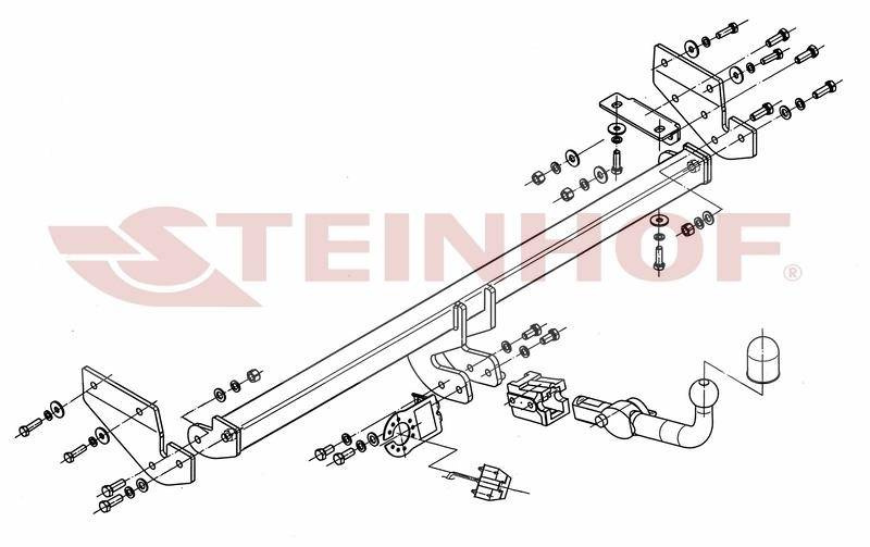 Hak holowniczy Steinhof K-022