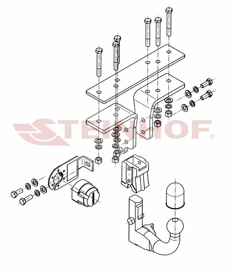 Hak holowniczy Nissan Pathfinder 2005-2014