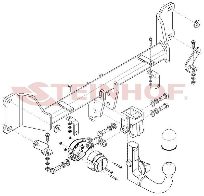 Hak holowniczy Steinhof BMW X3 G01 2017-