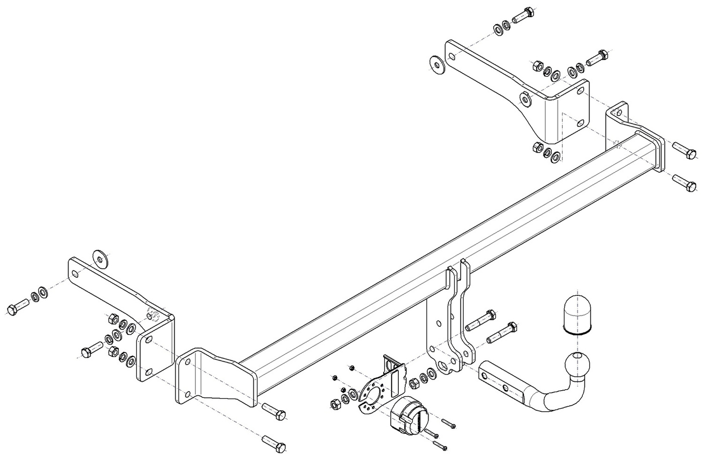Hak holowniczy Steinhof N-022