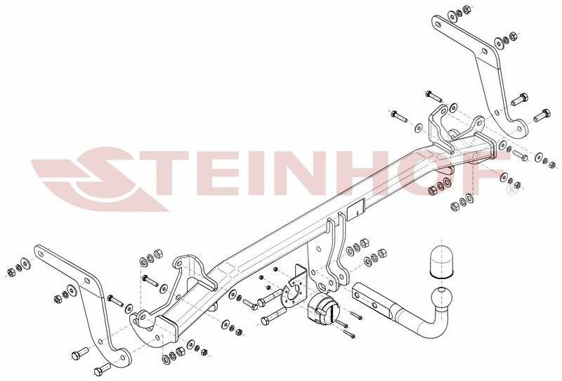 Hak holowniczy Steinhof Peugeot 3008 II 2016-