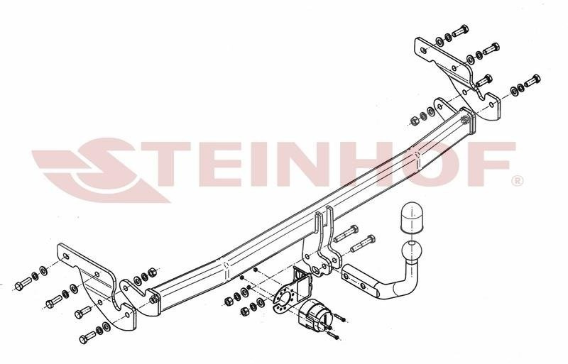 Hak holowniczy Steinhof Hyundai i10 I 2008-2013