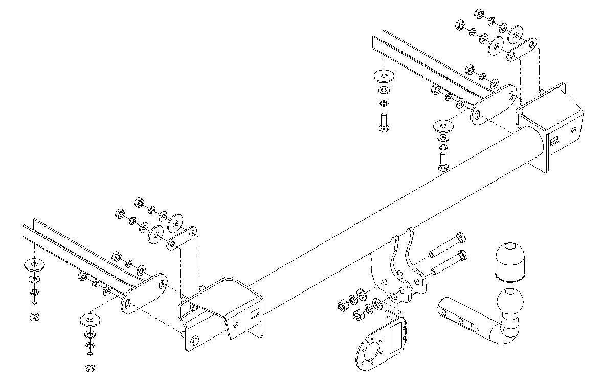 Hak holowniczy Autohak B01