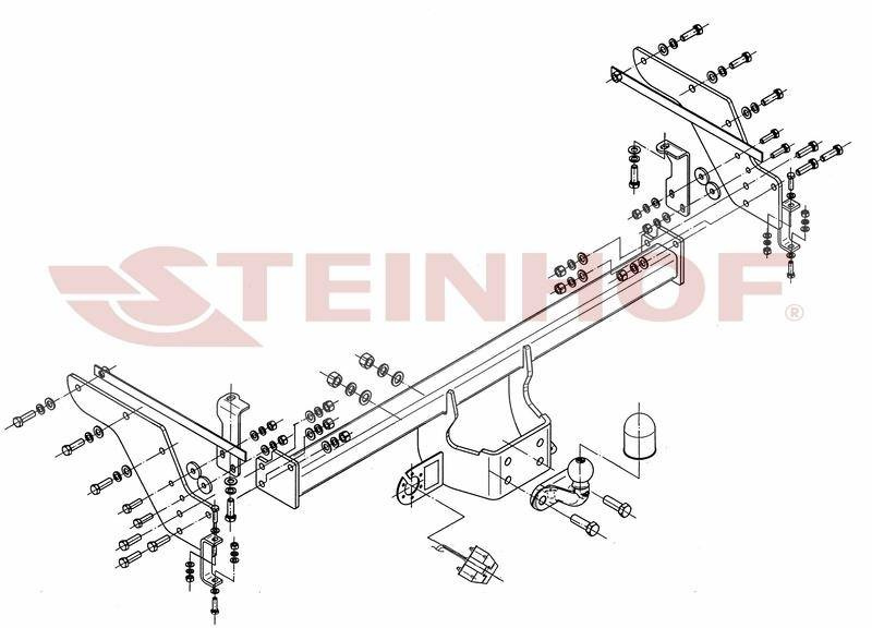 Hak holowniczy Steinhof F-280