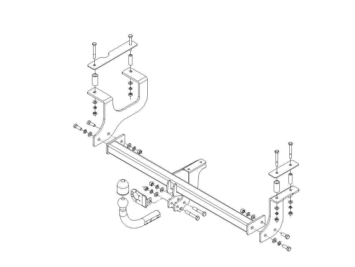 Hak holowniczy Autohak W14