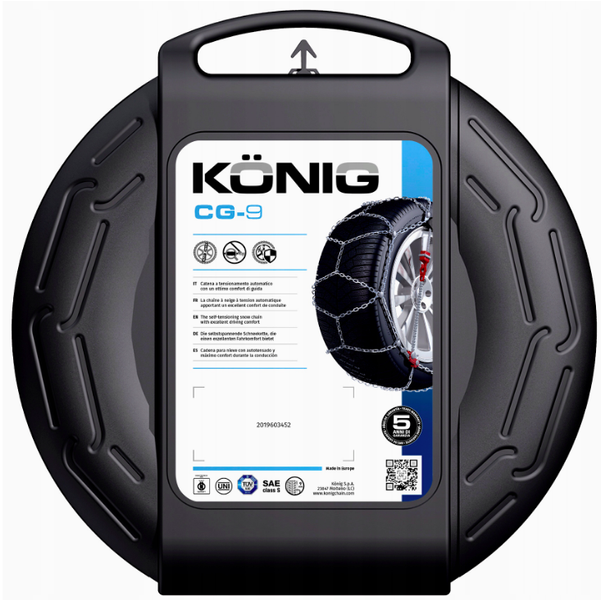 Łańcuchy śniegowe Konig CG-9 grupa 97 I 215/60R16