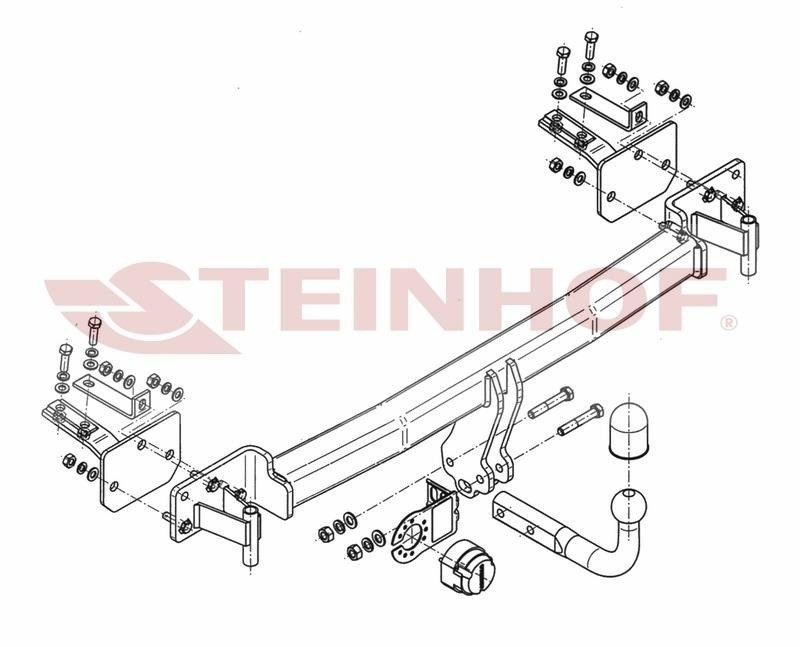 Hak holowniczy Steinhof BMW Seria 5 E39 Touring 1997-2004