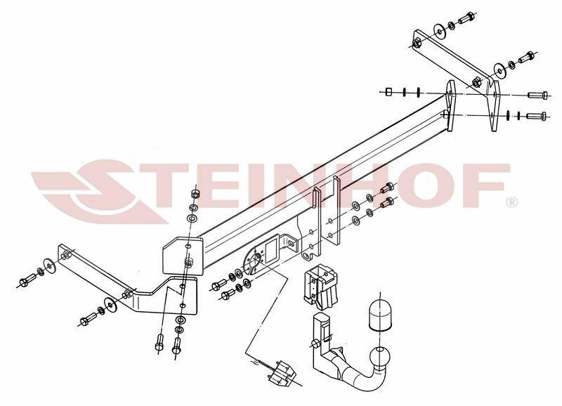 Hak holowniczy Steinhof M-031