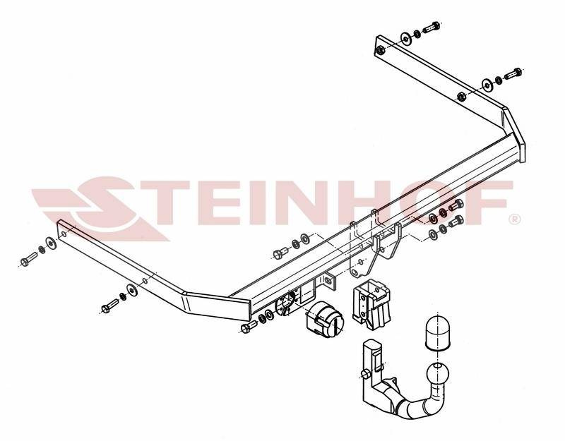 Hak holowniczy Steinhof VW Jetta VI Sedan 2011-