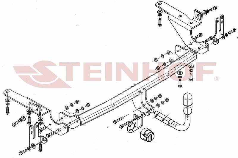Hak holowniczy Steinhof Toyota RAV4 III 2006-2013