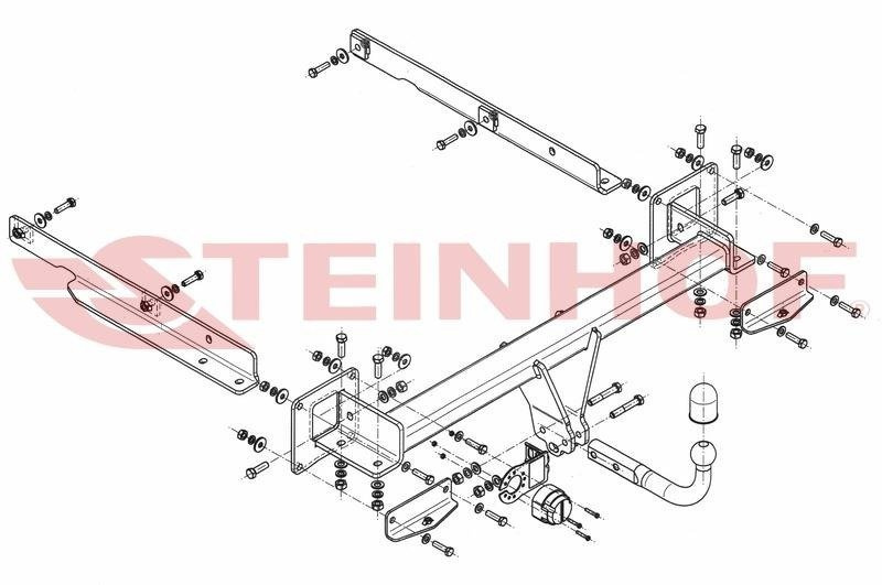 Hak holowniczy Steinhof Mercedes GL / GLS X166 2012-2019