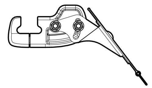 Owiewka Nordrive K-9, deflektor Aero Kargo - 95 cm N11053