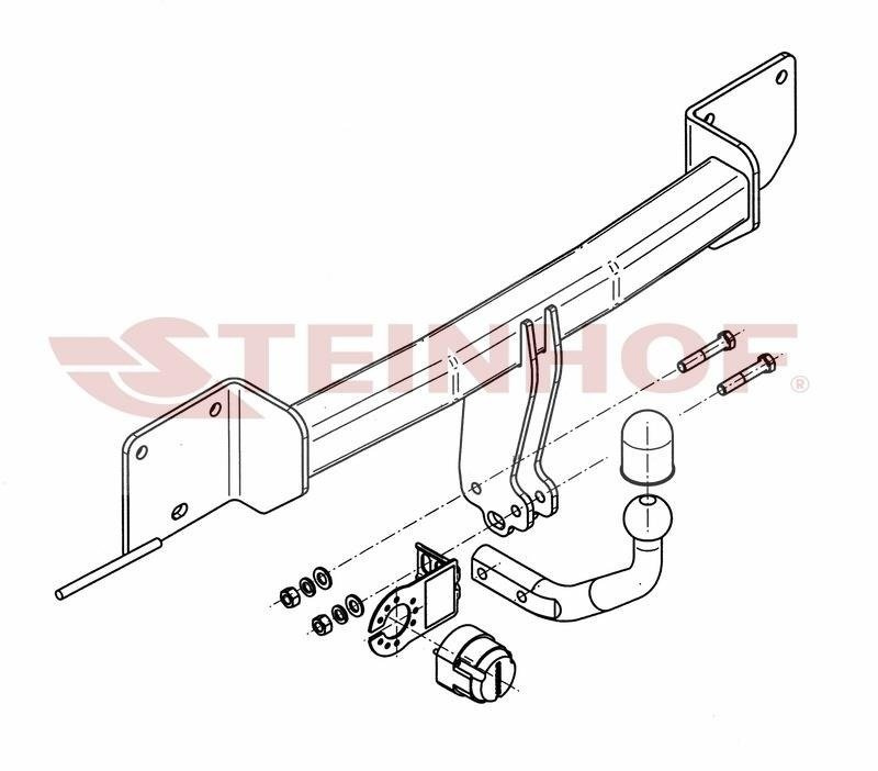 Hak holowniczy Steinhof BMW Seria 1 Coupe E82 2007-2011