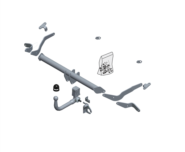 Hak holowniczy Brink Peugeot Rifter krótki L1 18-