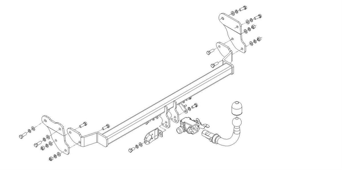 Hak holowniczy Autohak Kia Rio III HB 2011-2016