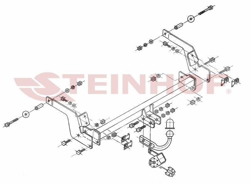 Hak holowniczy Steinhof R-078