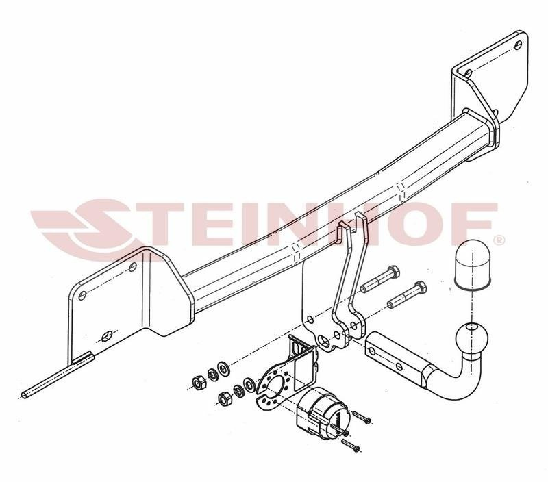 Hak holowniczy Steinhof B-053