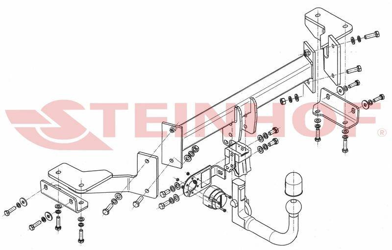 Hak holowniczy Steinhof Kia Sportage IV 2016-2018