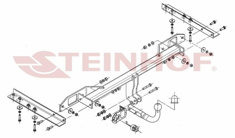 Hak holowniczy Steinhof O-146