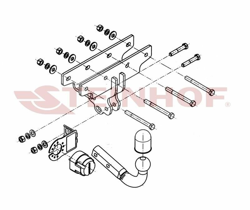 Hak holowniczy Steinhof J-071
