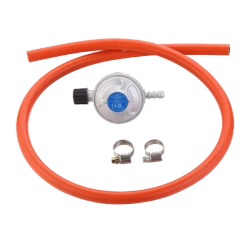 Uniwersalny regulator gazu Campingaz 30 mBar z wężem 100 cm i zaciskami