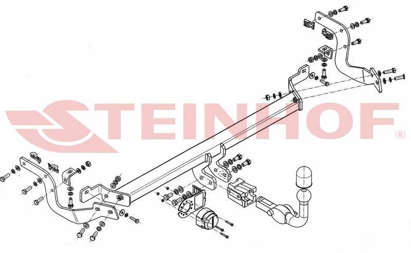 Hak holowniczy Steinhof Peugeot 2008 2012-
