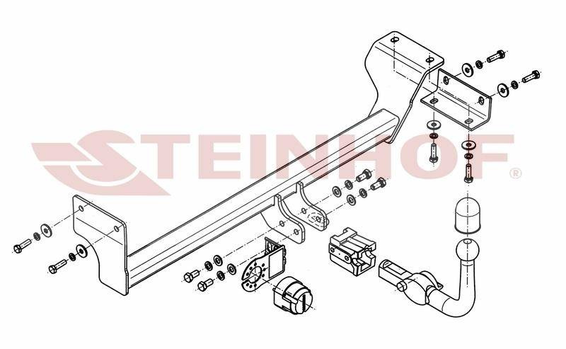 Hak holowniczy Steinhof Kia Picanto 2011-2015