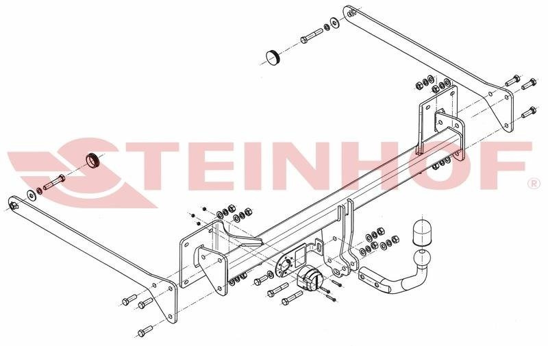 Hak holowniczy Steinhof Audi A8 D4 2010-2017