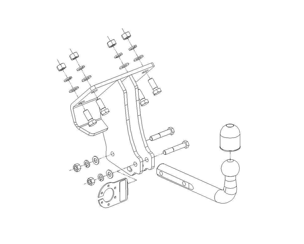 Hak holowniczy Autohak D25