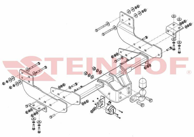 Hak holowniczy Steinhof F-304