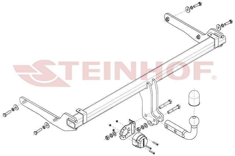 Hak holowniczy Steinhof VW Golf VIII 5D 2019-