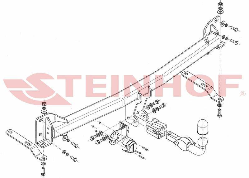 Hak holowniczy Steinhof F-258
