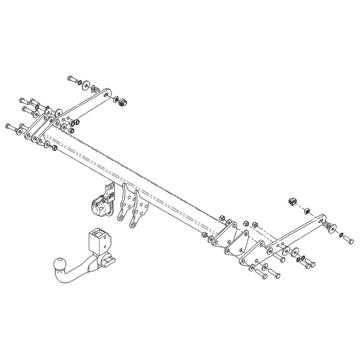 Hak holowniczy wypinany Witter Seat Ateca 2016-