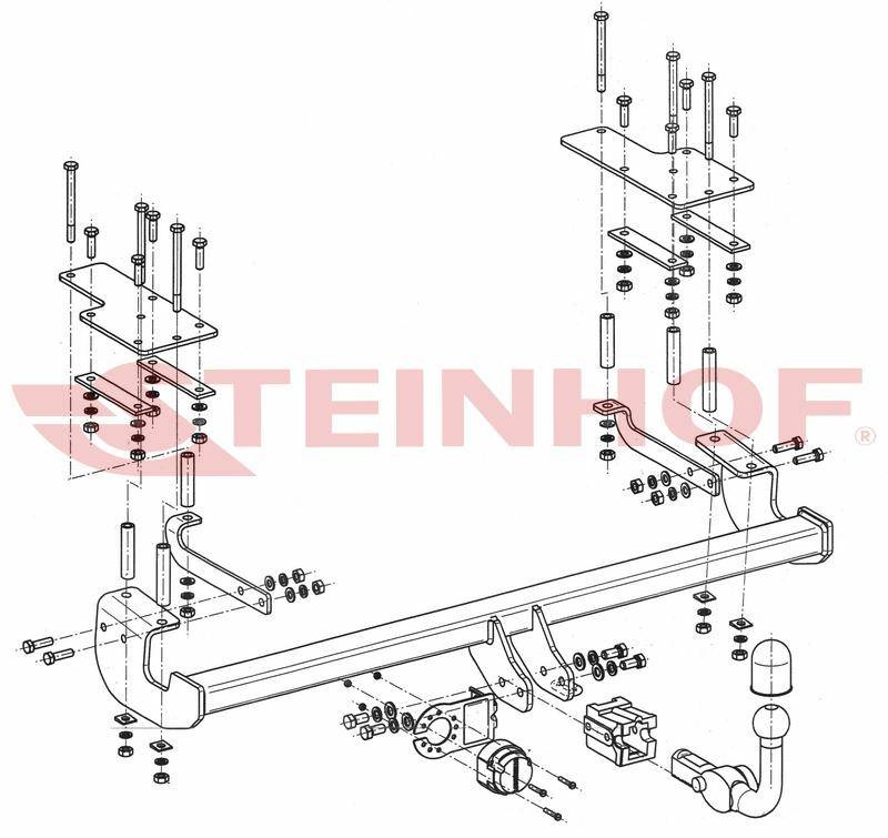 Hak holowniczy Steinhof FIAT Sedici 2006-2014