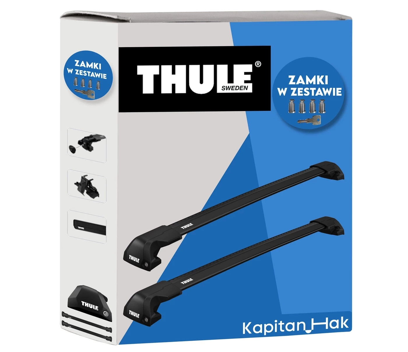 Bagażnik dachowy | Belki | Thule Seat Léon III kombi ST 2014- + KapitanHak