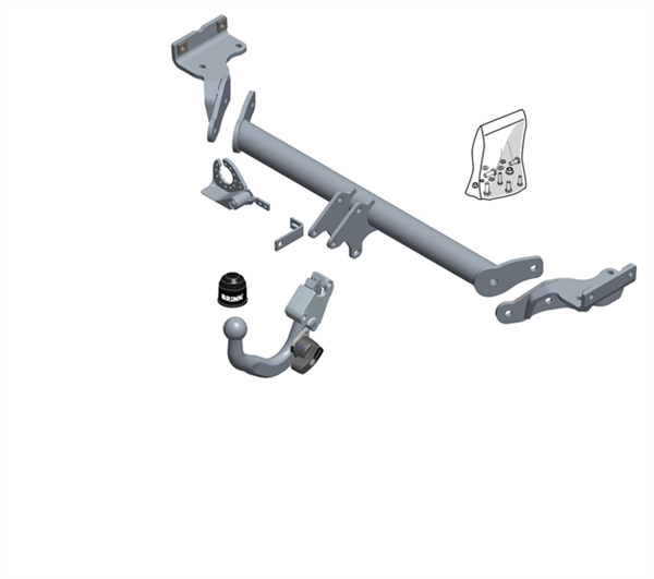 Hak holowniczy Brink 613800