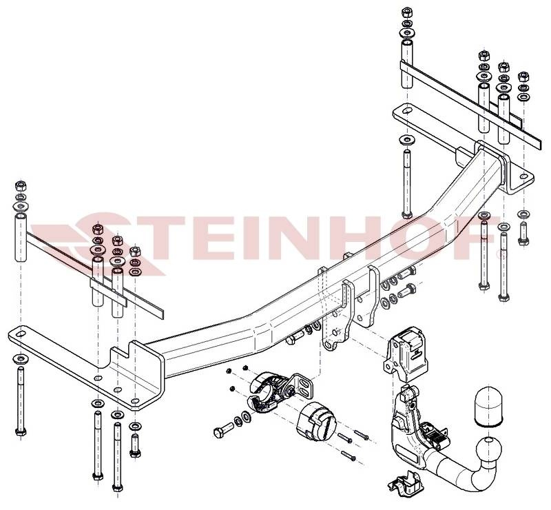 Hak holowniczy Steinhof SsangYong Rexton II SUV 2021-